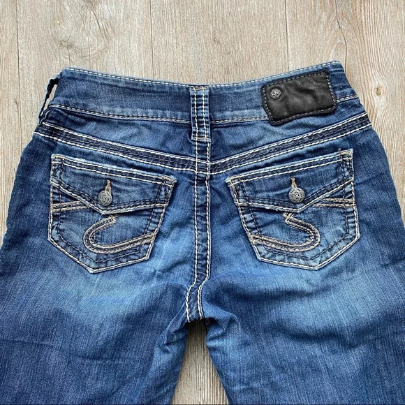 SILVER | Distressed  Suki Skinny Jeans - Picture 7 of 12